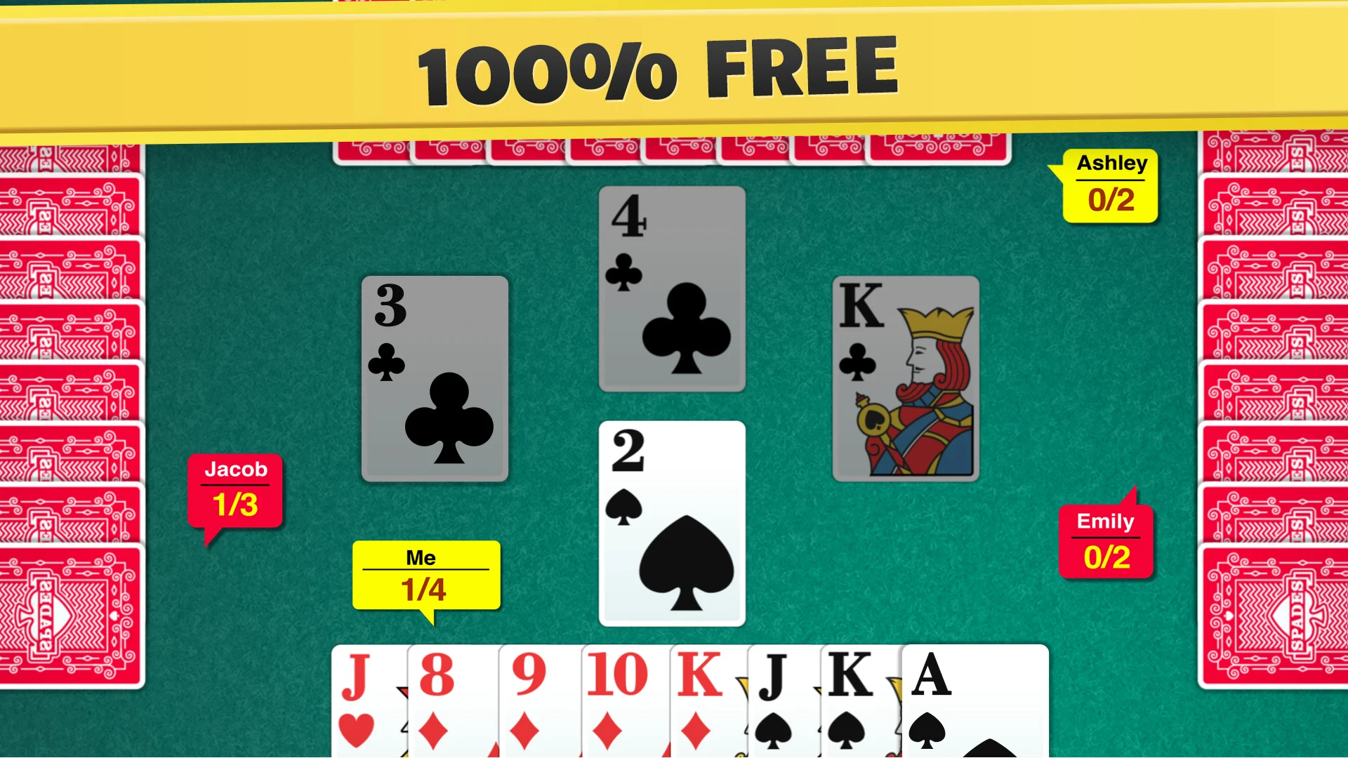 Spades - Classic Card Game screenshot